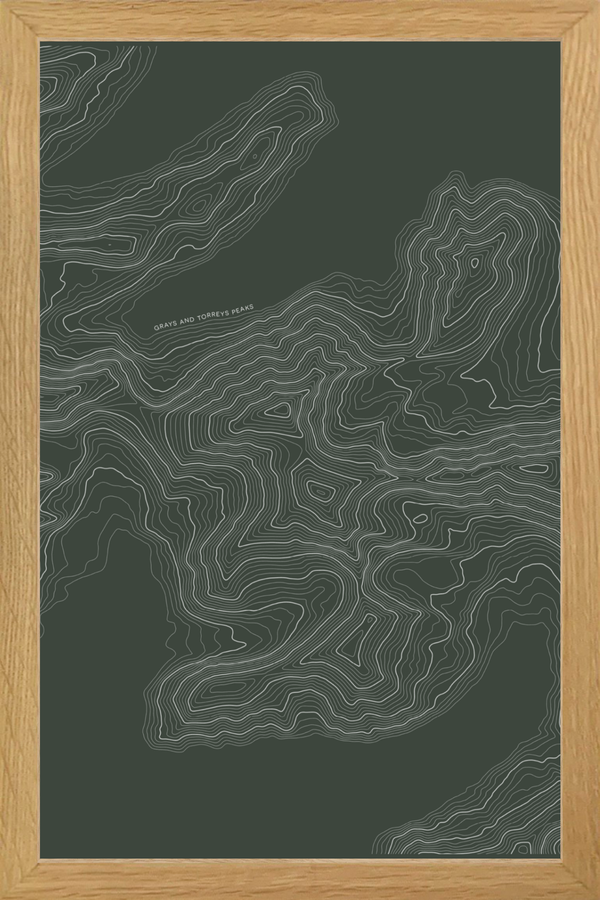 Grays and Torreys Peaks, Colorado Print