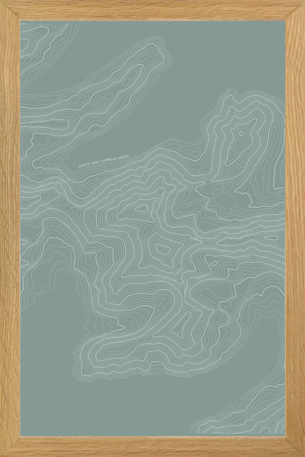 Grays and Torreys Peaks, Colorado Print