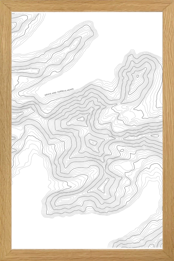 Grays and Torreys Peaks, Colorado Print