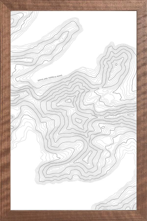 Grays and Torreys Peaks, Colorado Print
